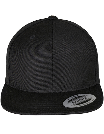 FLEXFIT Classic Snapback in Black – Vorderansicht