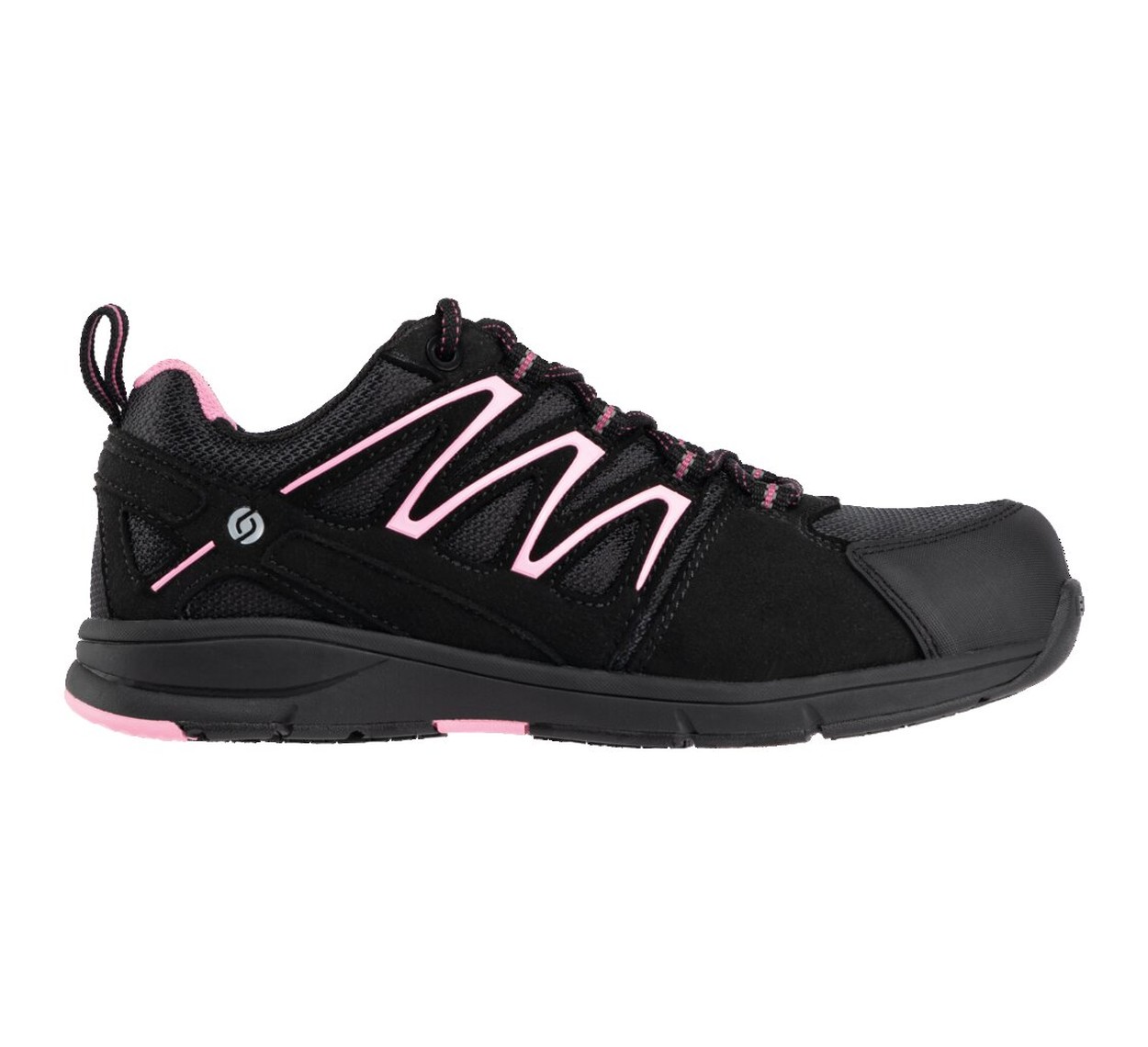 BAAK Damen-Halbschuh S1P go&relax SILVY2 in Schwarz – Vorderansicht