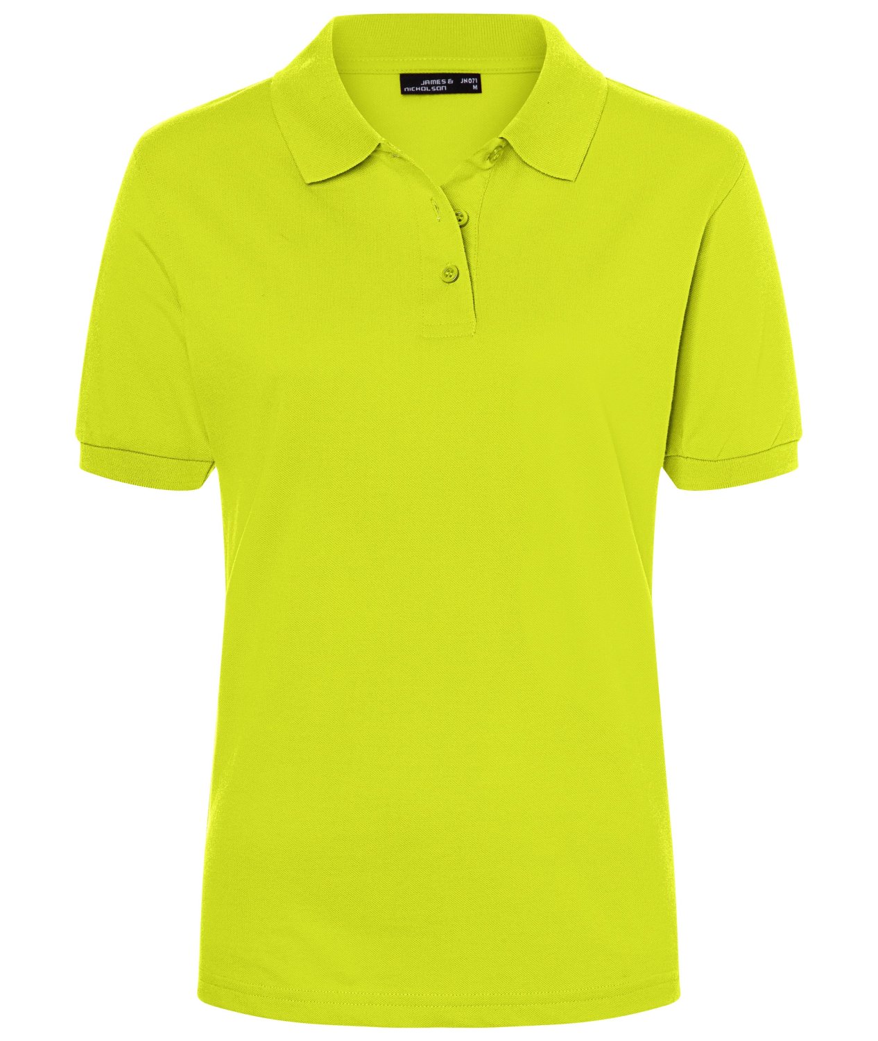 Daiber Classic Polo Ladies in Acid-Yellow – Vorderansicht