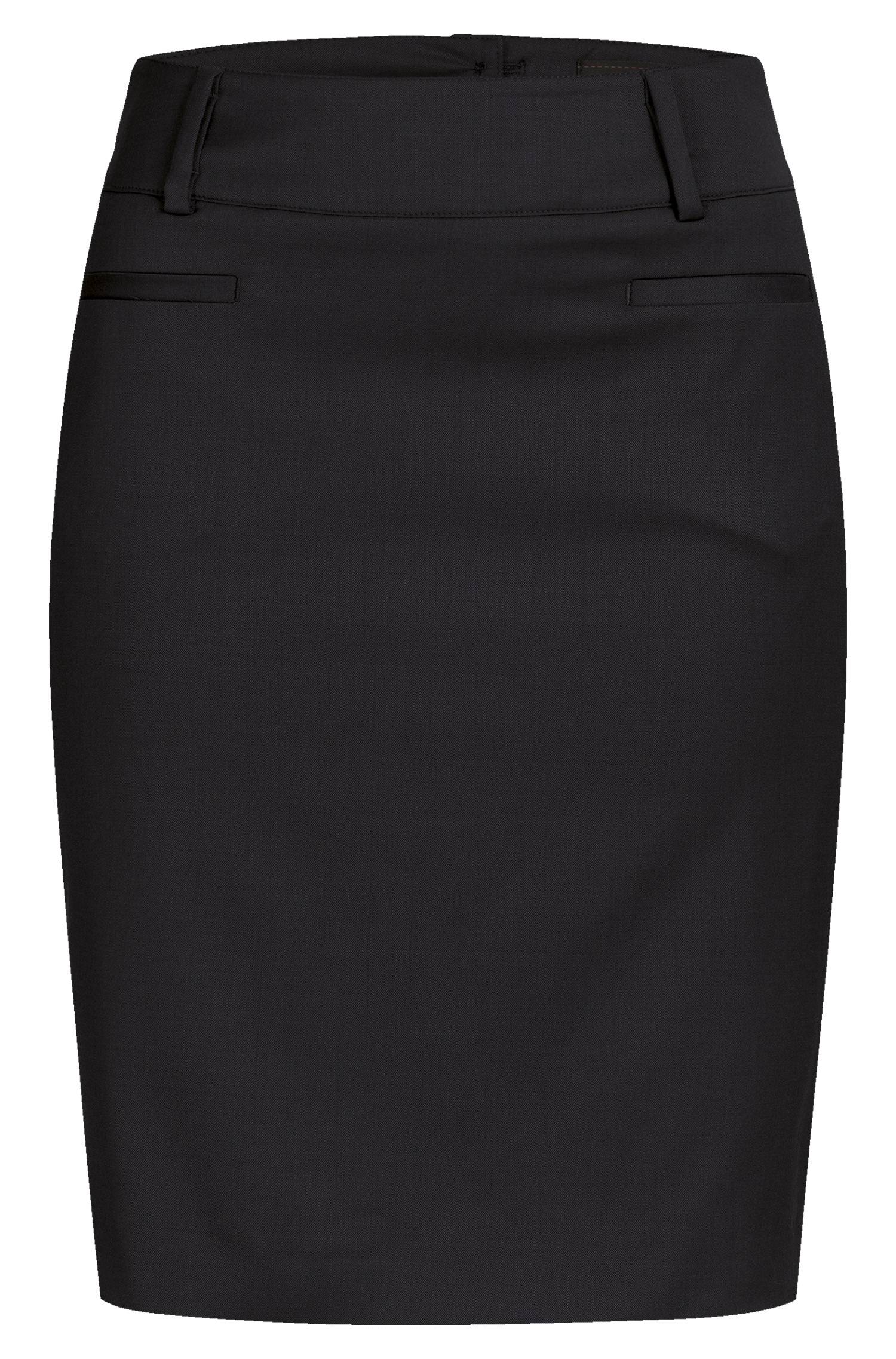 Greiff Damen-Stiftrock RF Modern 37.5 in Schwarz – Vorderansicht