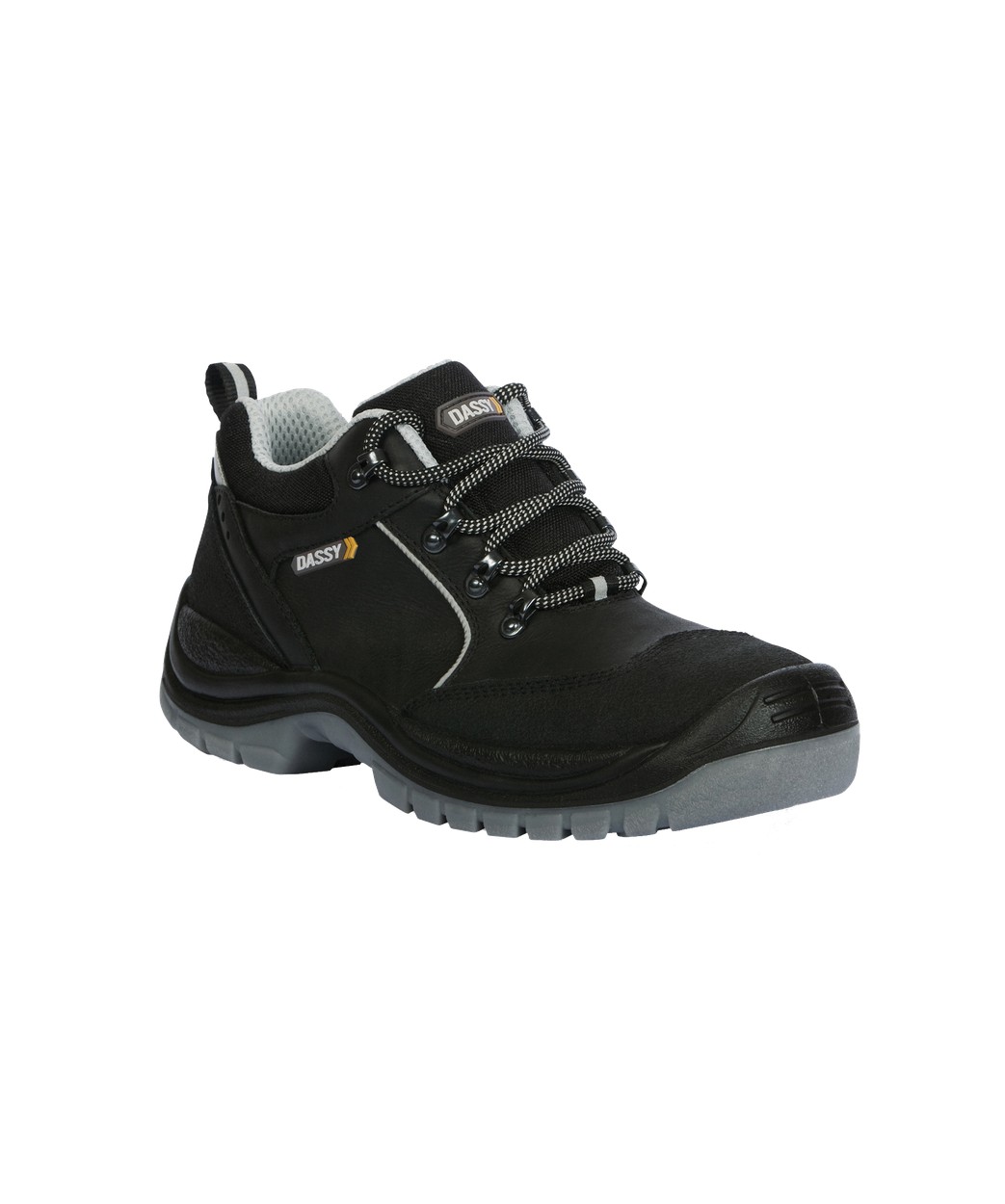 DASSY® Zeus S3 in Schwarz – Vorderansicht