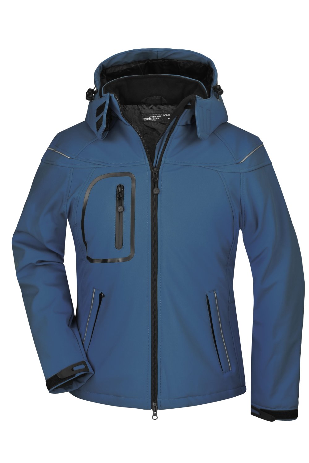 Daiber Ladies' Winter Softshell Jacket in Navy – Vorderansicht