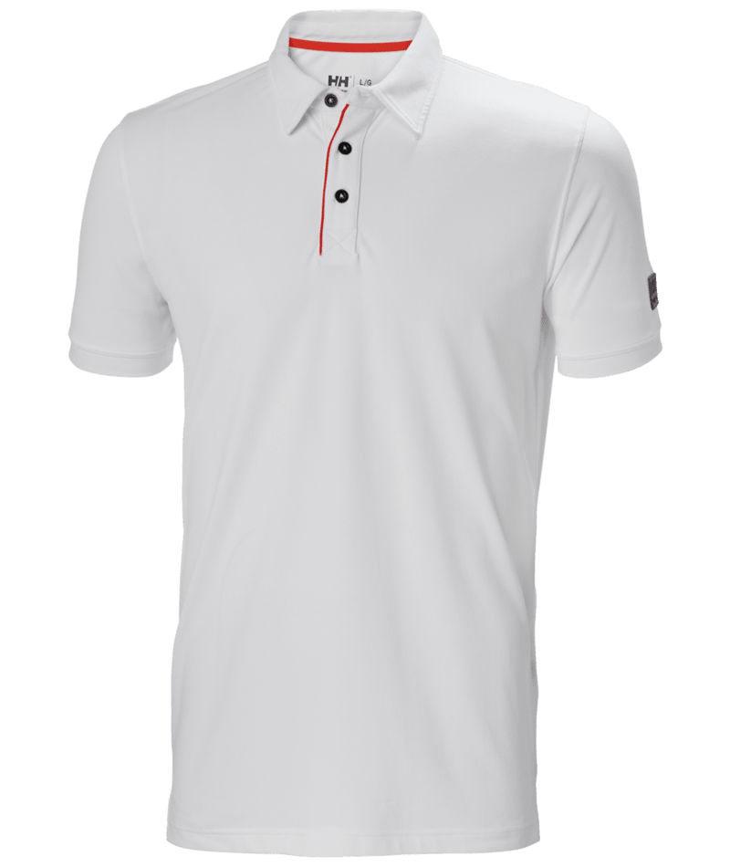 Helly Hansen Workwear TECH POLO in Weiß – Vorderansicht