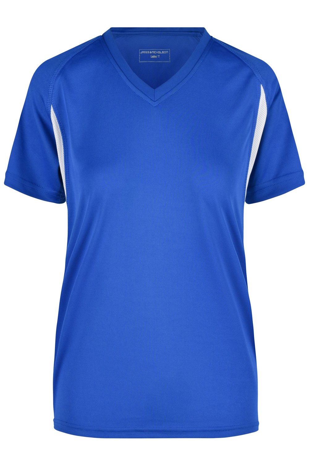 Daiber Ladies' Running-T in Royal/White – Vorderansicht
