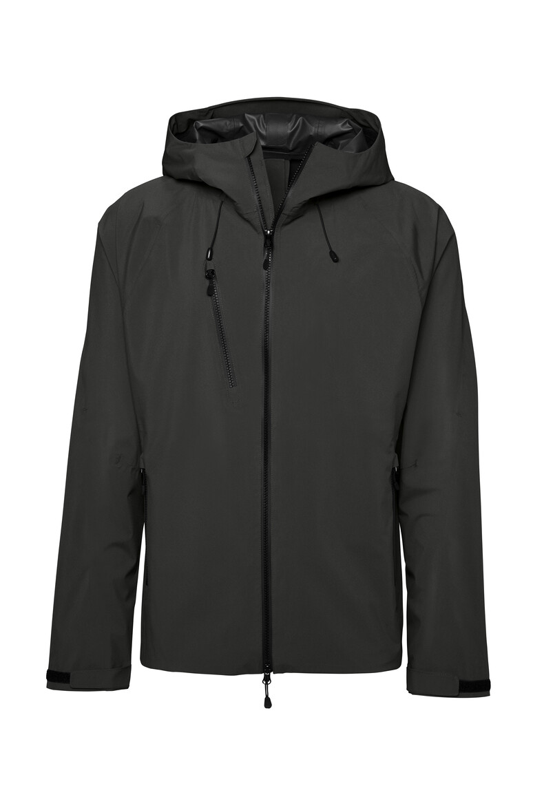 HAKRO 884 High-Activejacke ECO in Karbongrau – Vorderansicht