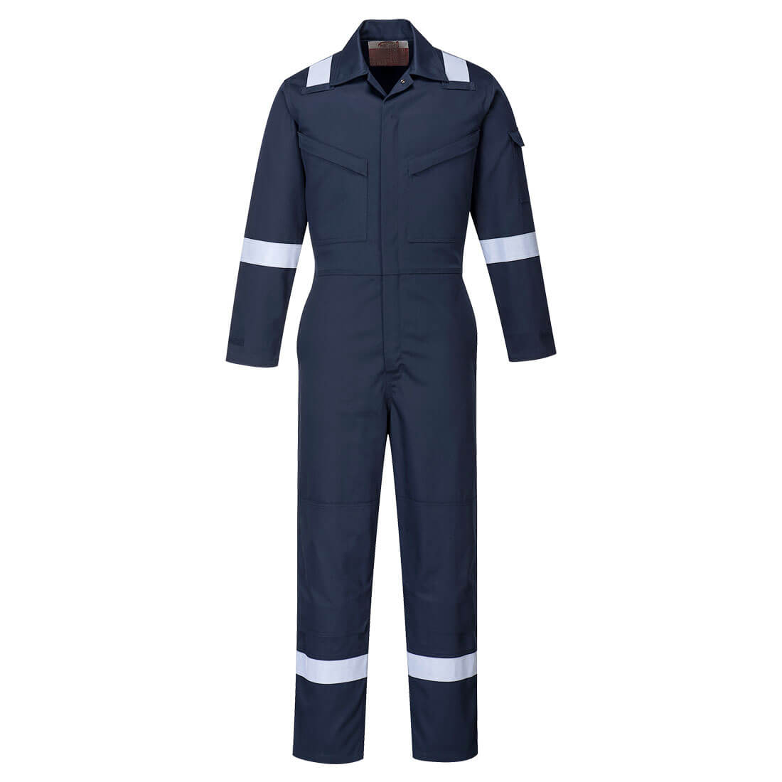 Portwest Bizflame Work FR Women's Coverall in Marine – Vorderansicht