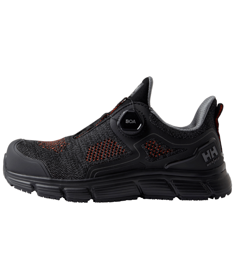 Helly Hansen Workwear W KENSINGTON LOW S1PS in Schwarz/Orange – Vorderansicht