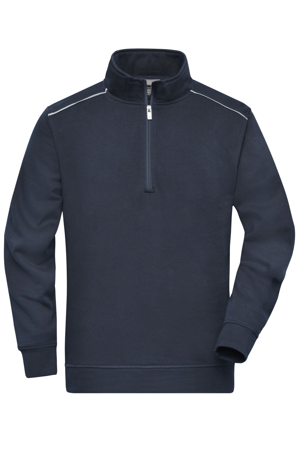 Daiber Workwear Half-Zip Sweat - SOLID - in Navy – Vorderansicht