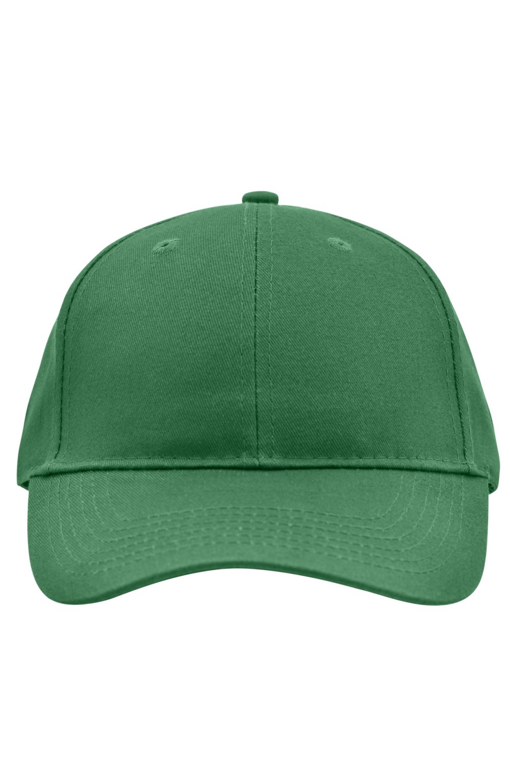 Daiber Brushed 6 Panel Cap in Green – Vorderansicht
