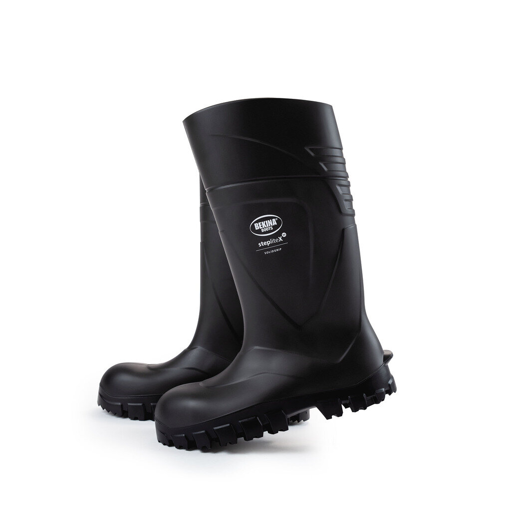 BEKINA Steplitex Solidgrip XAN9P S5 in Schwarz – Vorderansicht