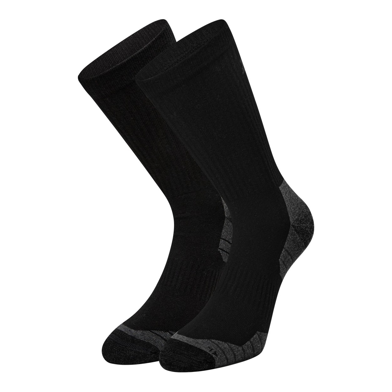 ENGEL Praktische 9108-3 Arbeitssocken 3er-Pack in Black/Dark Grey Melange – Vorderansicht