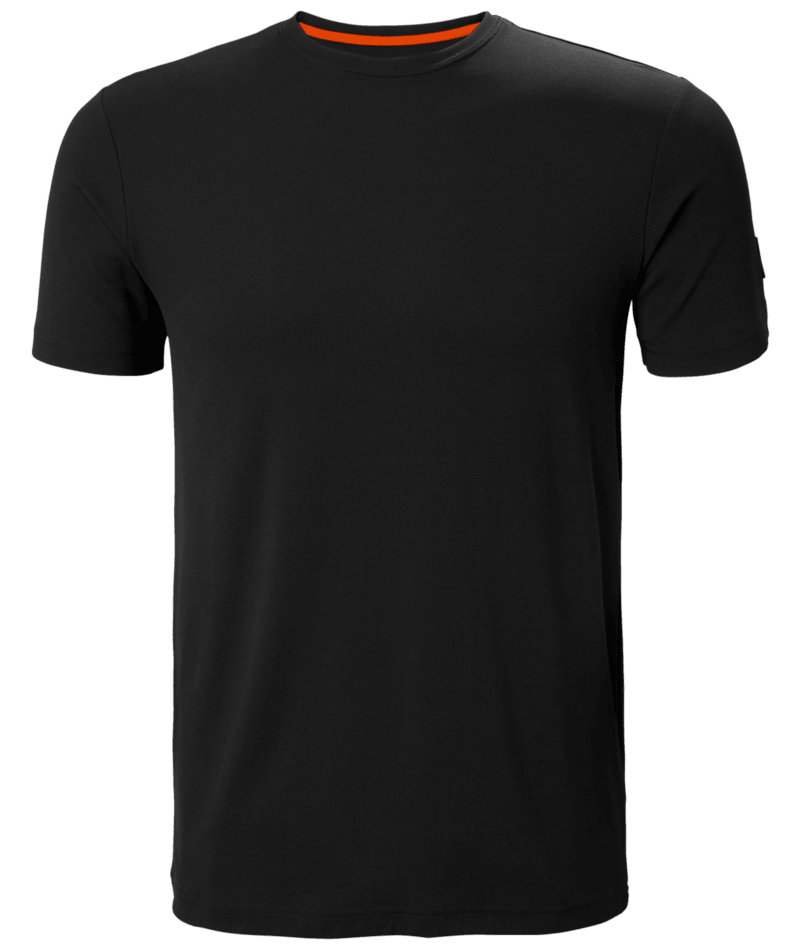Helly Hansen Workwear TECH T-SHIRT in Schwarz – Vorderansicht
