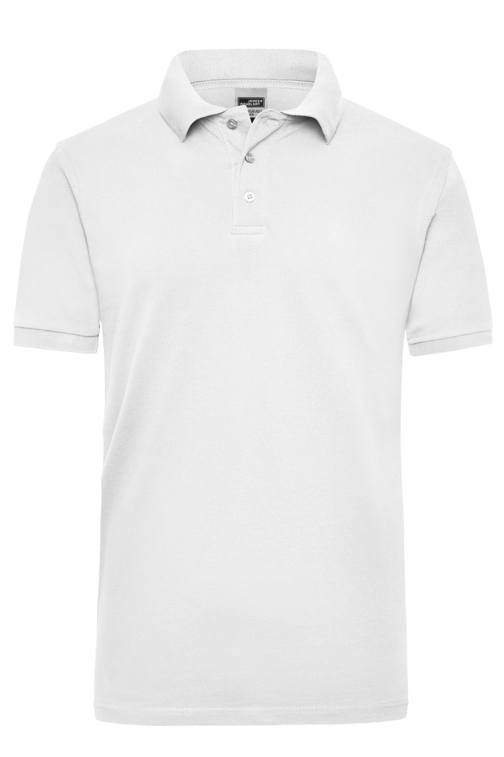 Daiber Workwear Polo Men in White – Vorderansicht