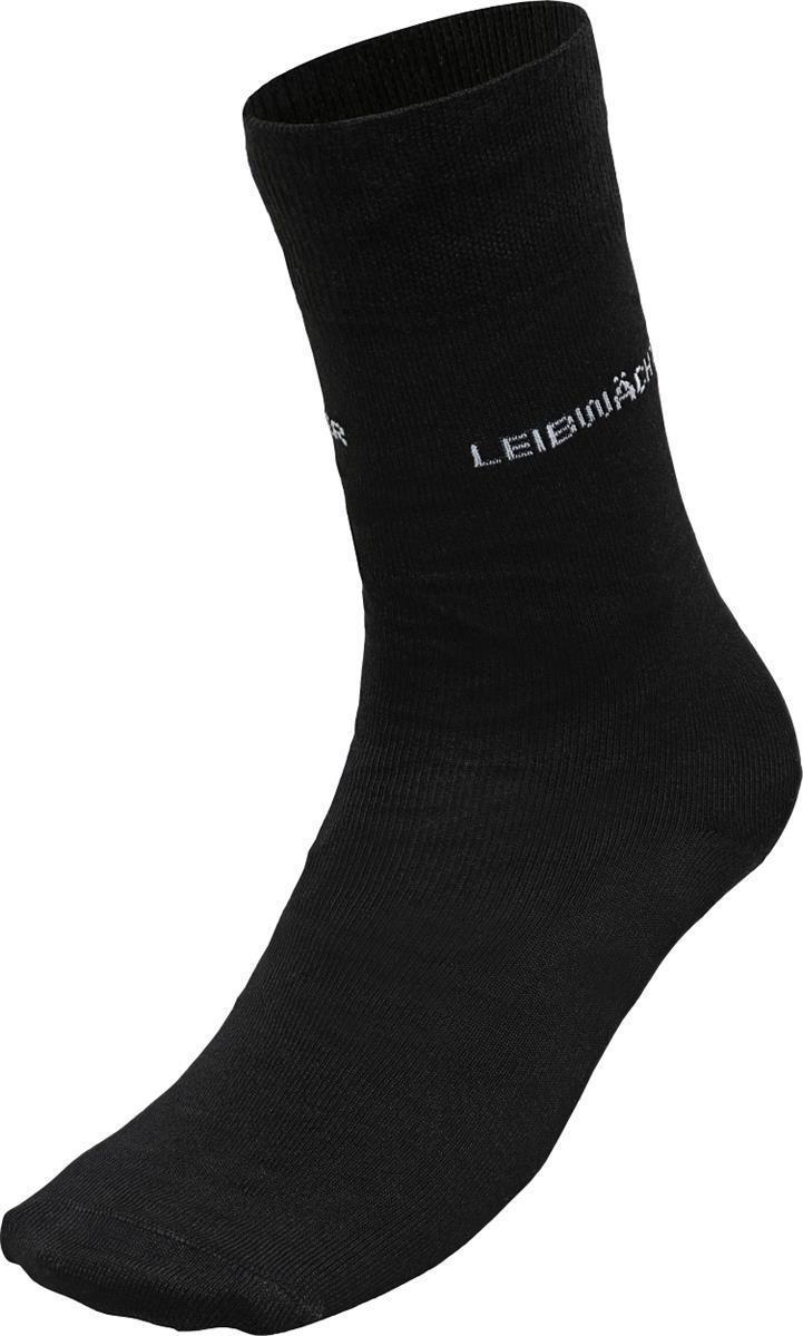Leibwächter Socke Sport "hoch" in Schwarz – Vorderansicht