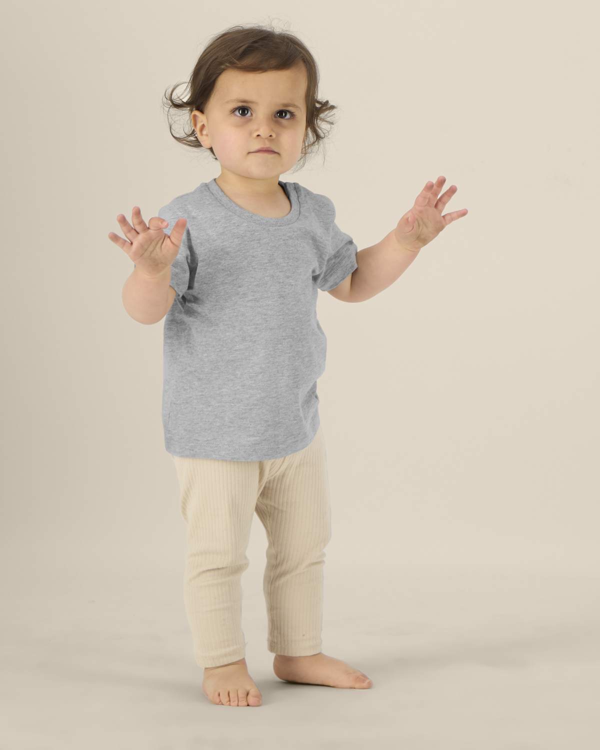 Stanley Stella Baby Creator in Heather Grey – Modellansicht
