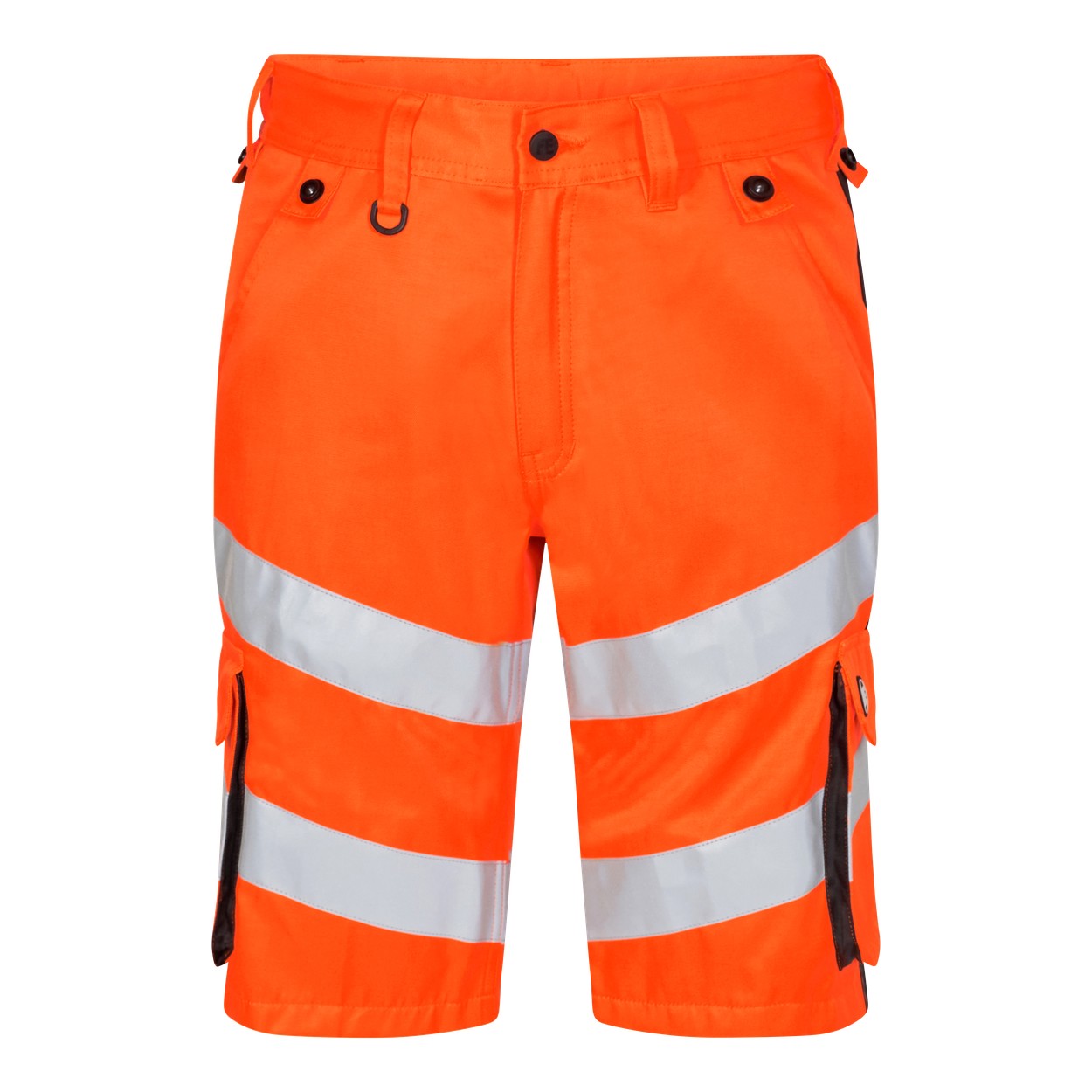 ENGEL Safety 6545-319 Light Arbeitsshorts in Orange/Anthrazit Grau – Vorderansicht