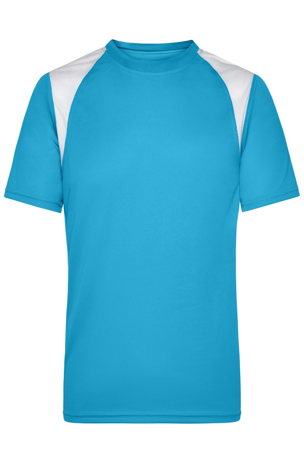 Daiber Men's Running-T in Turquoise/White – Vorderansicht