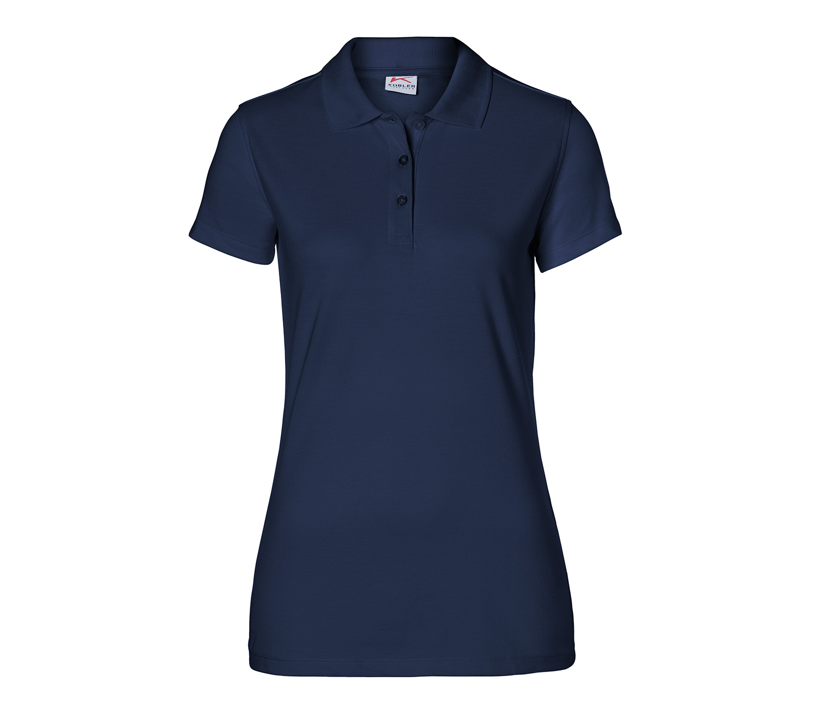 KÜBLER SHIRTS Polo Damen in Dunkelblau – Vorderansicht
