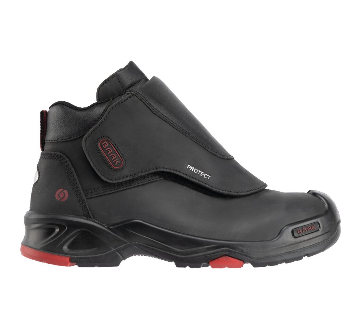 BAAK Schweißer Stiefel S3 BJÖRN in Schwarz – Vorderansicht