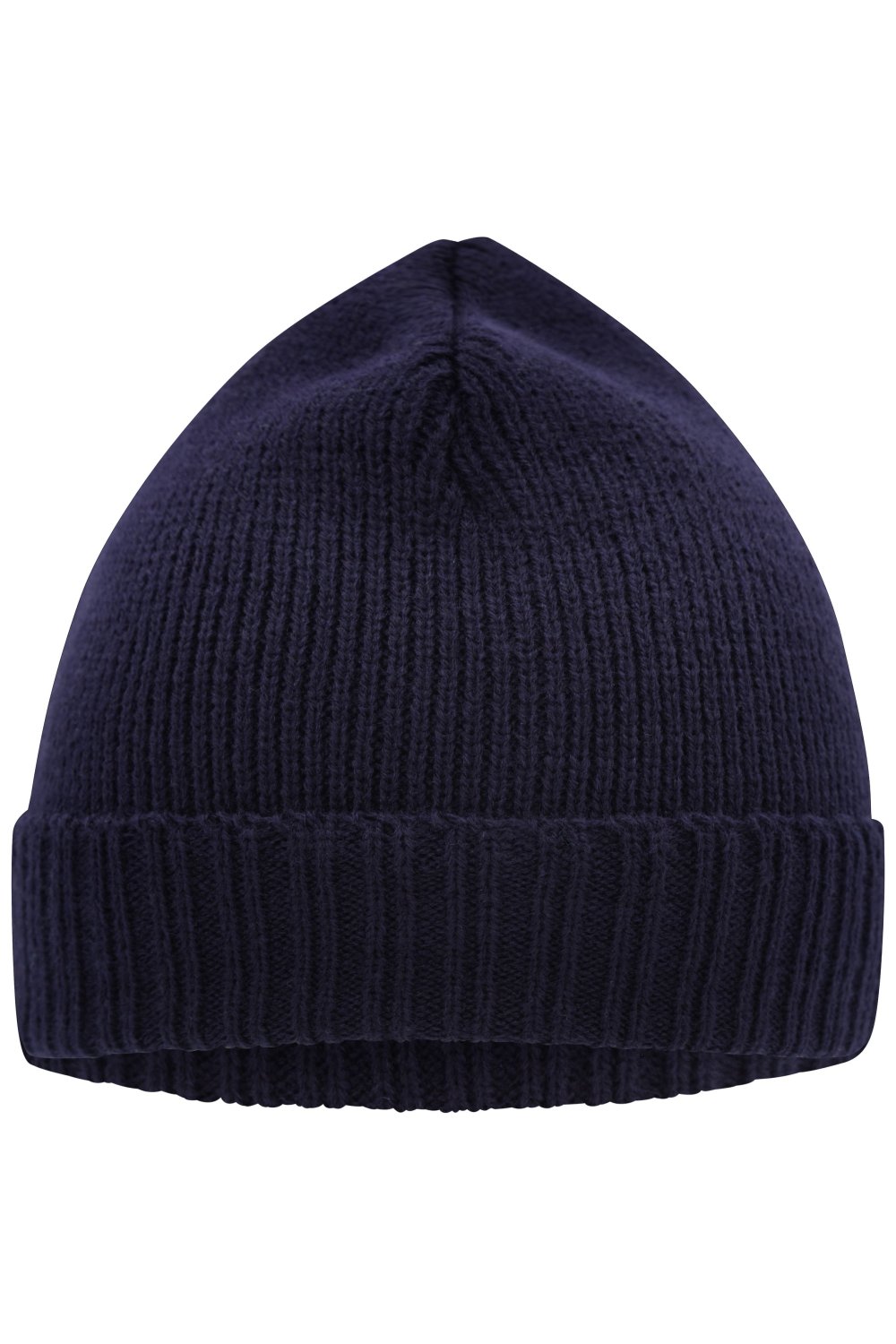 Daiber Basic Knitted Beanie in Navy – Vorderansicht