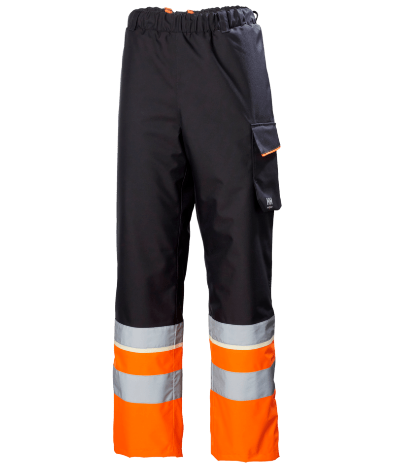 Helly Hansen Workwear UC-ME WINTER PANT CL 1 in Orange/Anthrazit – Vorderansicht