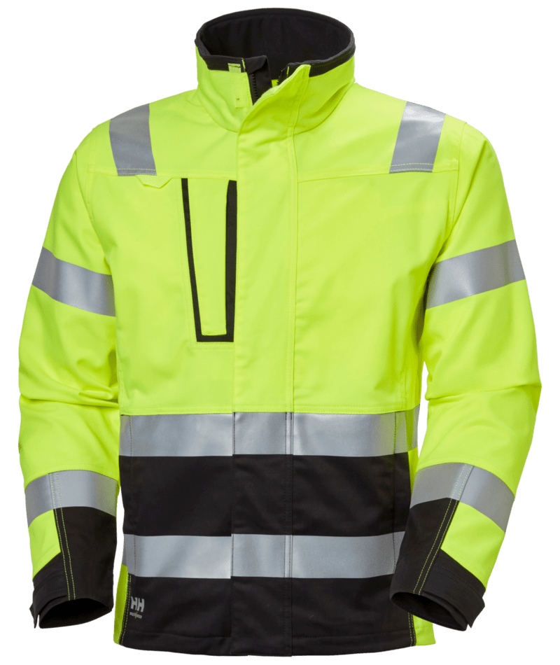 Helly Hansen Workwear ALNA 2.0 JACKET in Gelb/Anthrazit – Vorderansicht