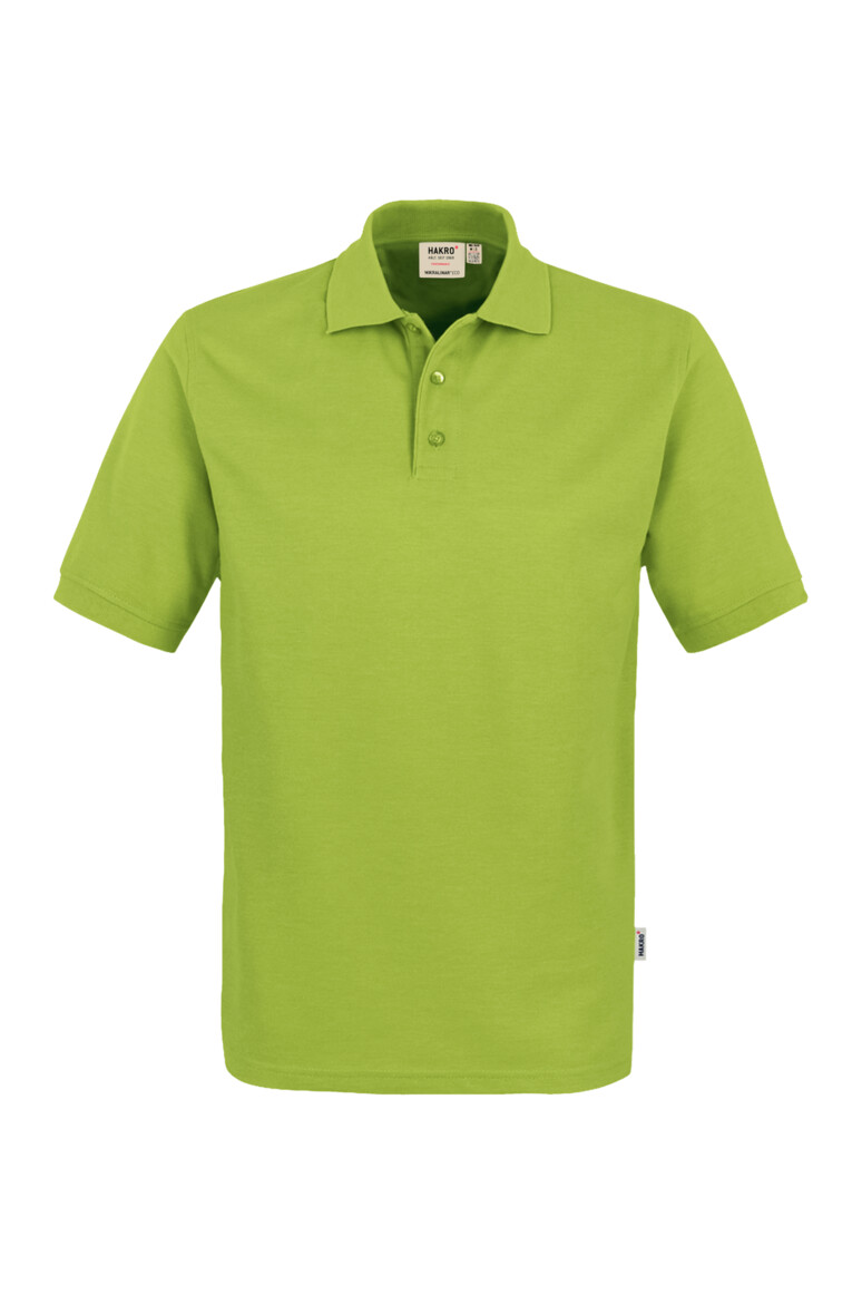 HAKRO 569 Poloshirt MIKRALINAR® ECO in Kiwi – Vorderansicht