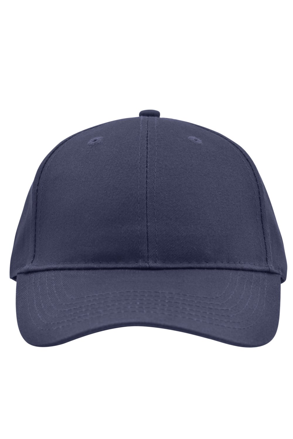 Daiber Brushed 6 Panel Cap in Navy – Vorderansicht
