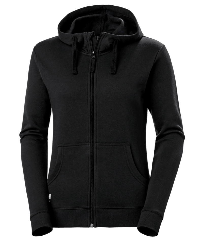 Helly Hansen Workwear W CLASSIC ZIP HOODIE in Schwarz – Vorderansicht
