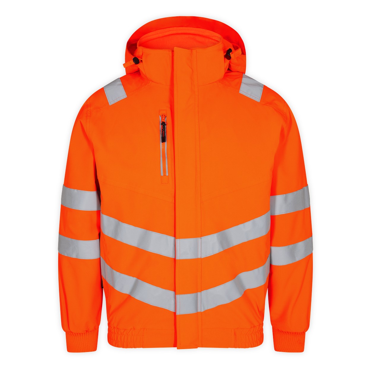 ENGEL Safety 1246-930 Pilotjacke in Hi-Vis Orange – Vorderansicht