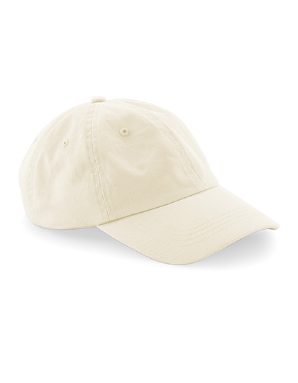 Beechfield Low Profile 6 Panel Dad Cap in Beige – Vorderansicht
