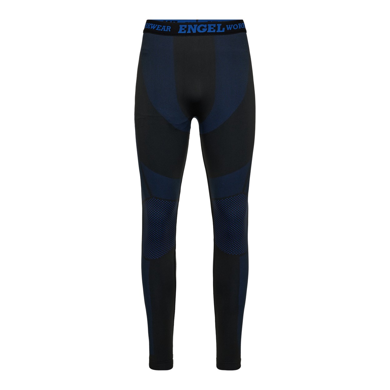 ENGEL Nahtlose 7261-239 lange Unterhose aus Bambus in Schwarz – Vorderansicht