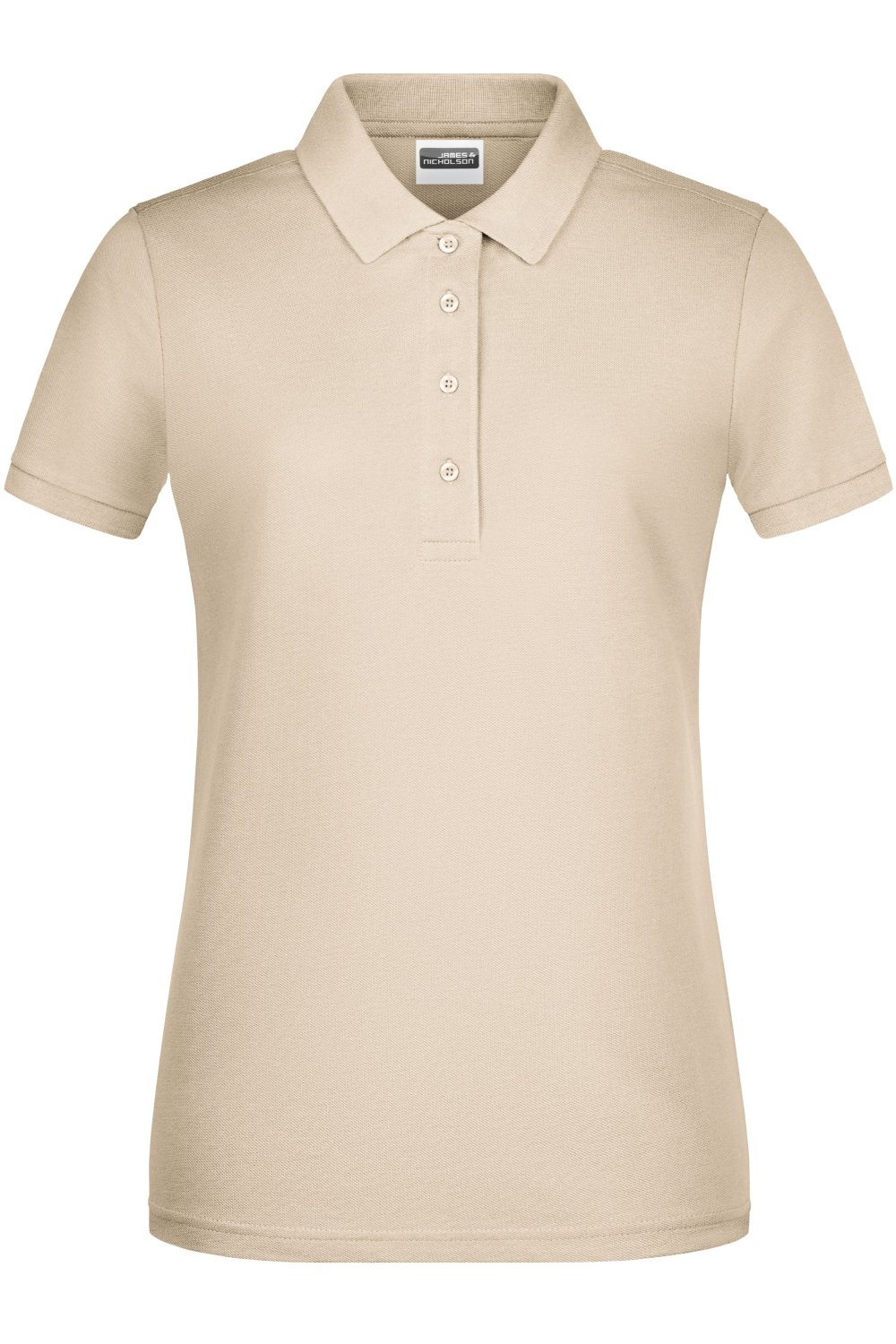 Daiber Ladies' Basic Polo OCS Standard in Stone – Vorderansicht