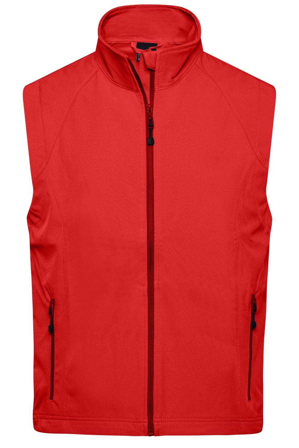 Daiber Men's Softshell Vest in Red – Vorderansicht