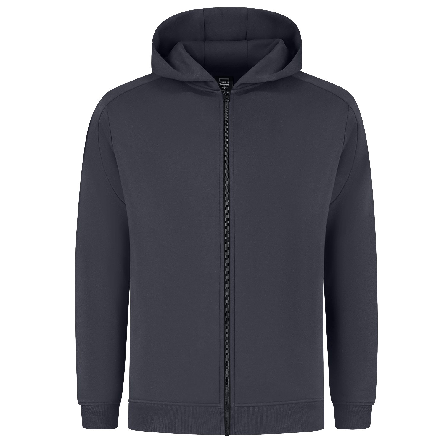 TRICORP Sweatjacke Kapuze Redefined in Anthracite – Vorderansicht
