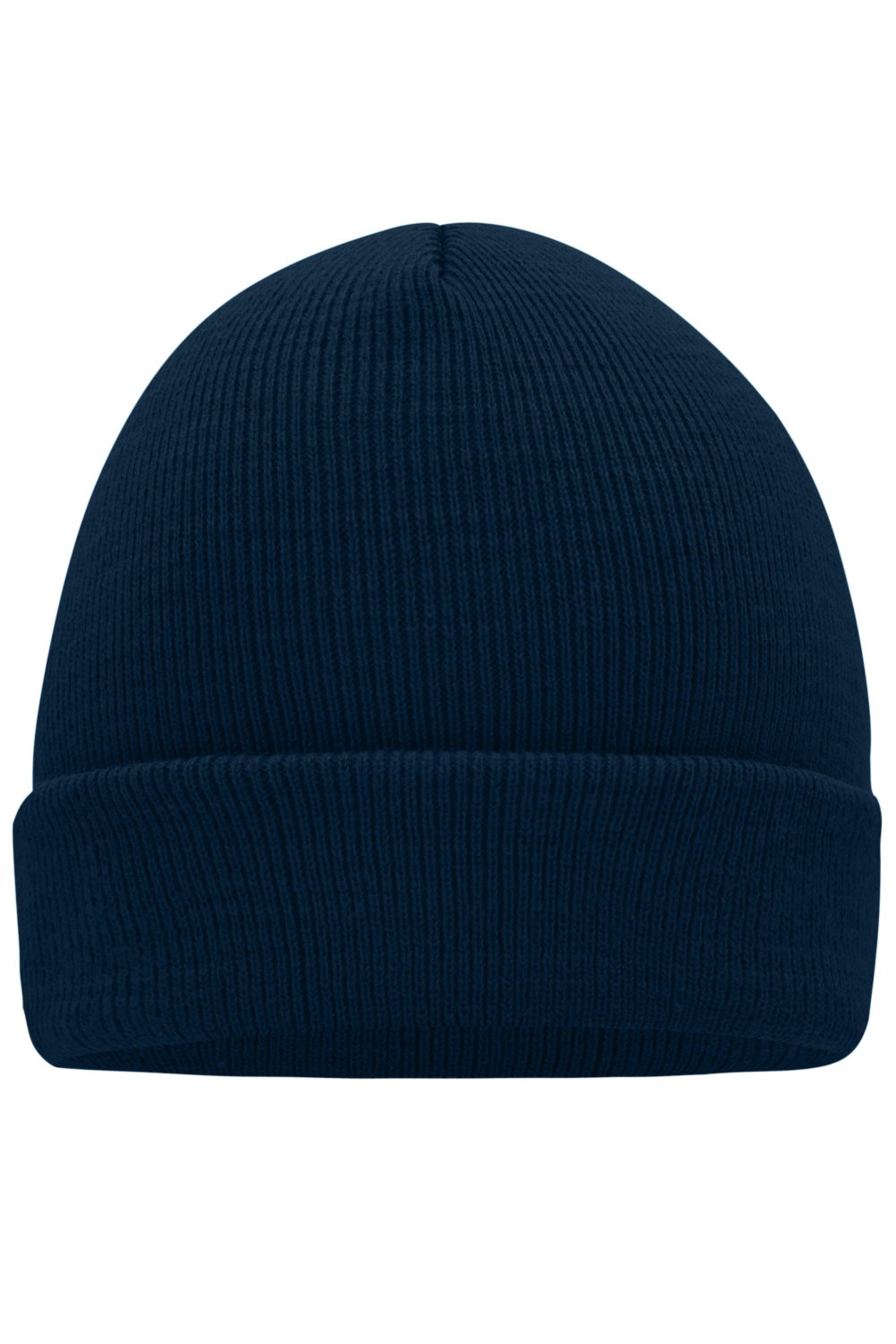 Daiber Knitted Cap in Navy – Vorderansicht