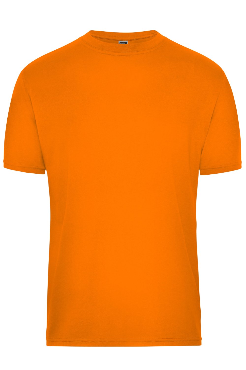 Daiber Men's ORGANIC Workwear T-Shirt OCS Blended in Orange – Vorderansicht