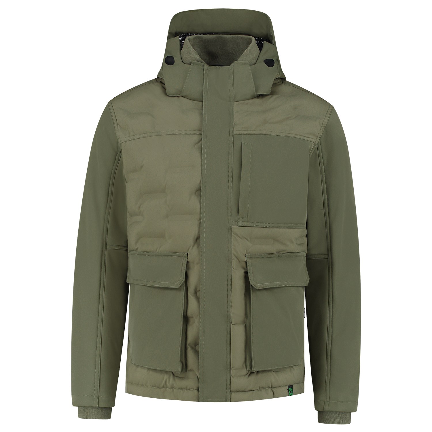 TRICORP Pufferjacke Rewear in Army – Vorderansicht