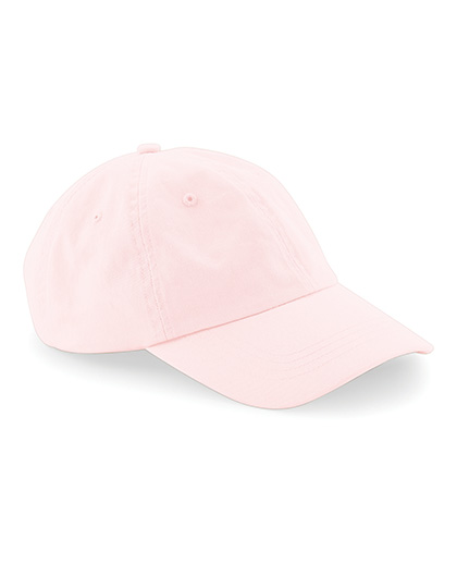 Beechfield Low Profile 6 Panel Dad Cap in Pastel Pink – Vorderansicht