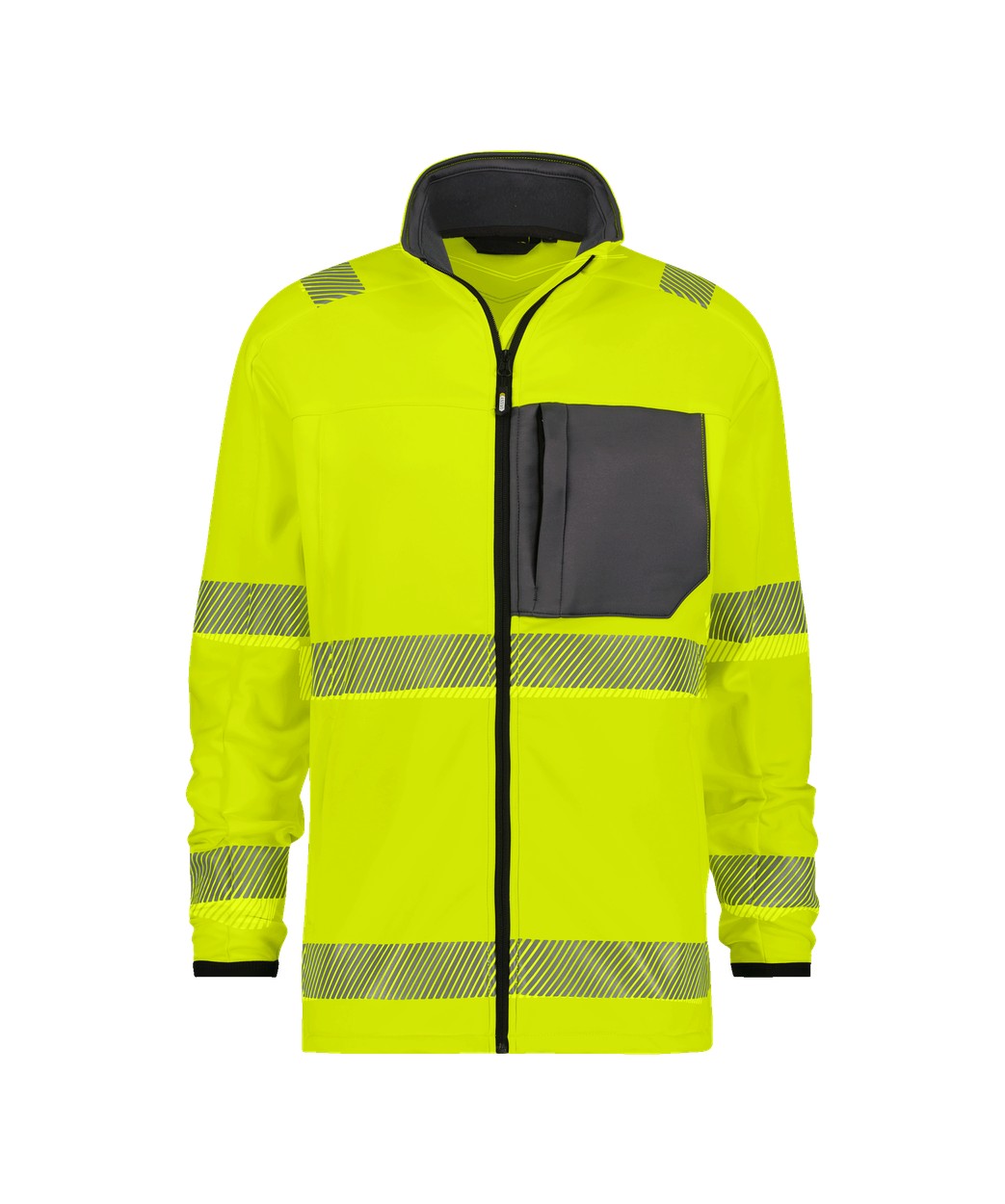 DASSY® Camden in Neongelb/Zementgrau – Vorderansicht