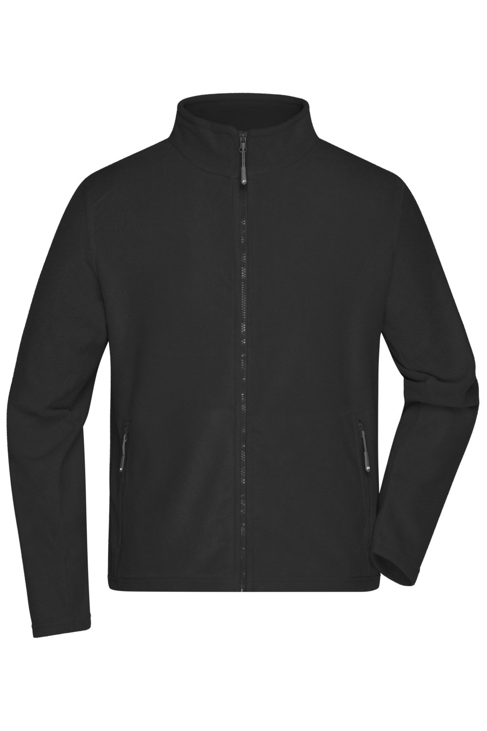 Daiber Men's Fleece Jacket in Black – Vorderansicht