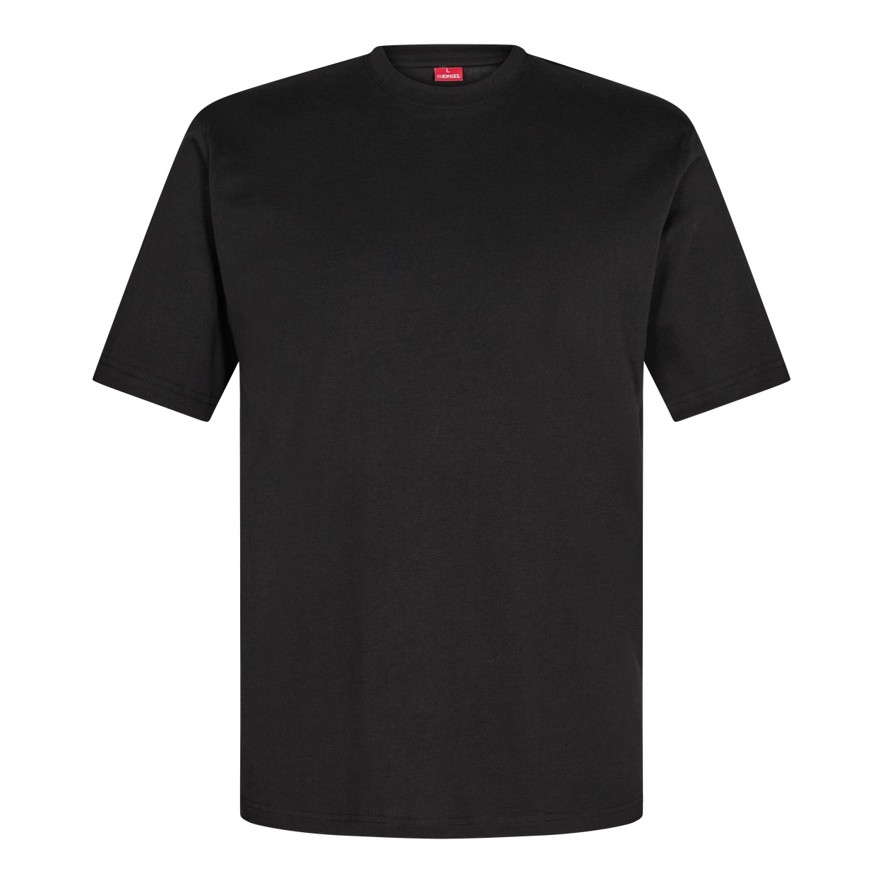 ENGEL Extend 9053-551 Baumwolle T-shirt in Schwarz – Vorderansicht