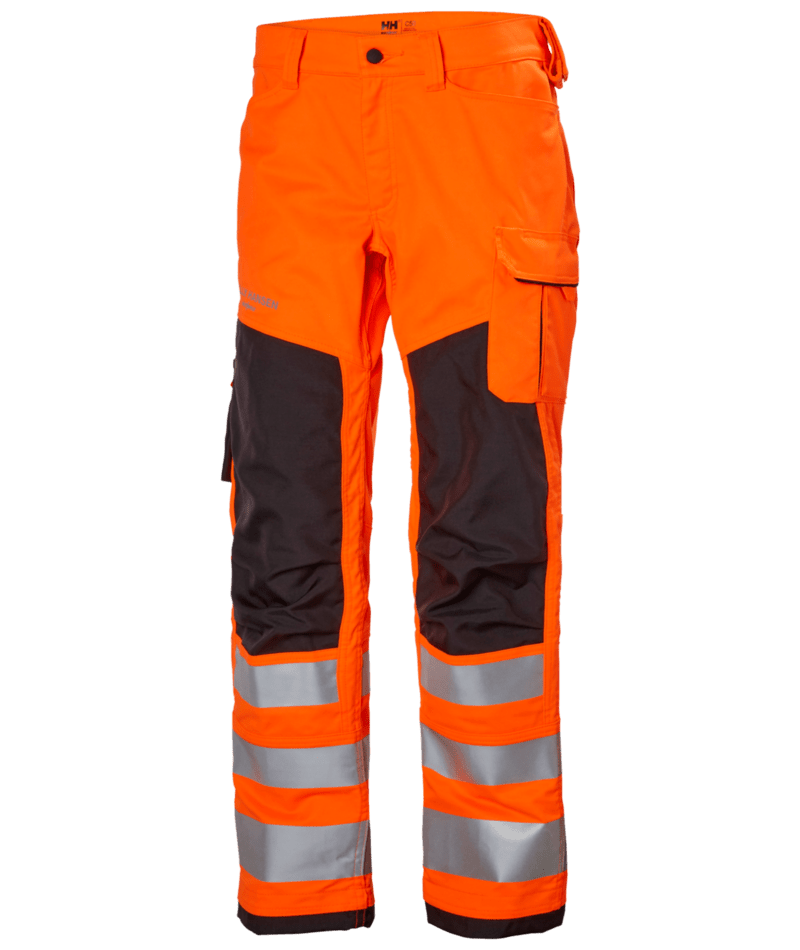 Helly Hansen Workwear ALNA 2.0 WORK PANT CL 2 in Orange/Anthrazit – Vorderansicht