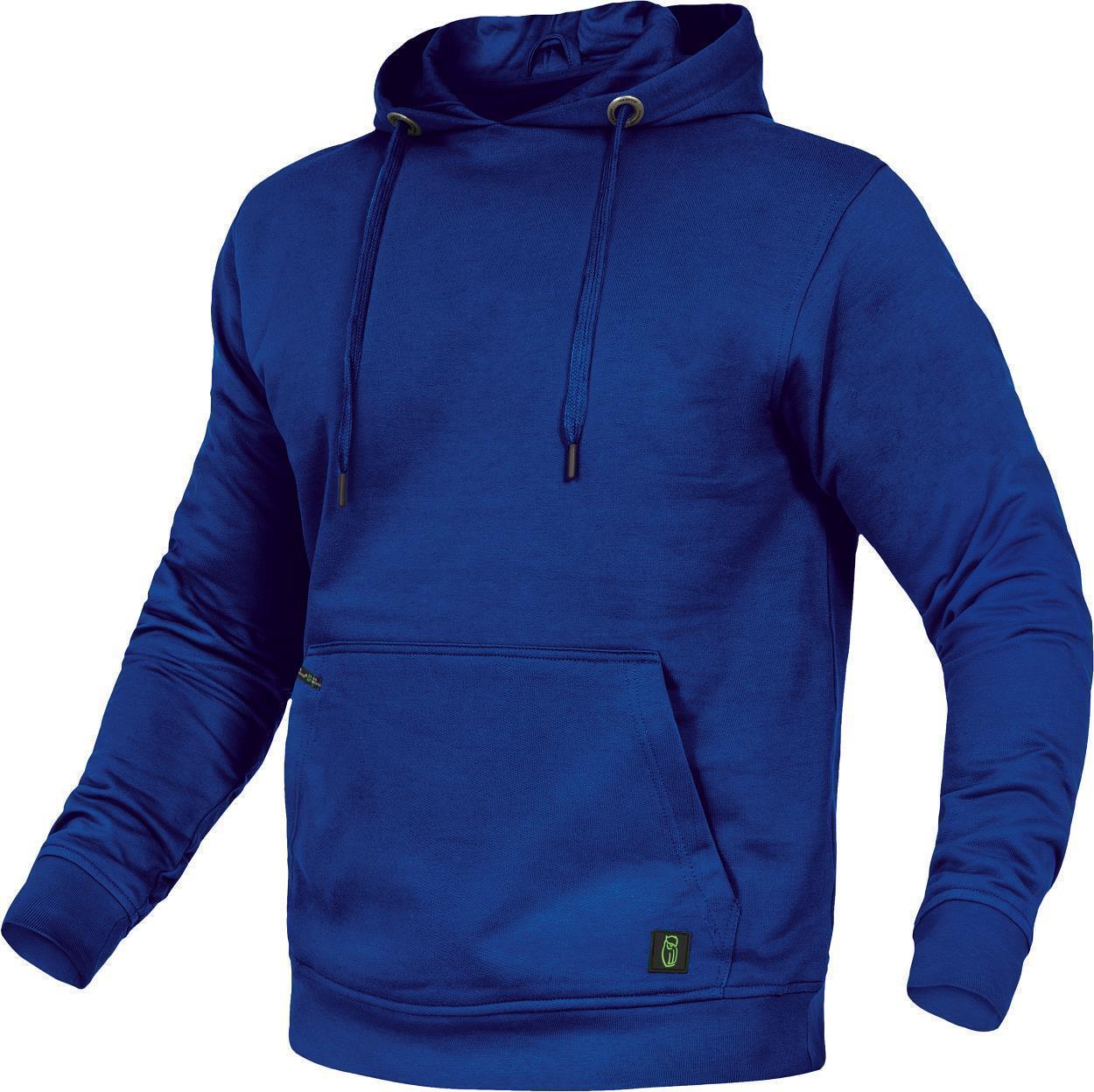 Leibwächter Hoodie "Toni" Flex Line in Kornblau – Vorderansicht