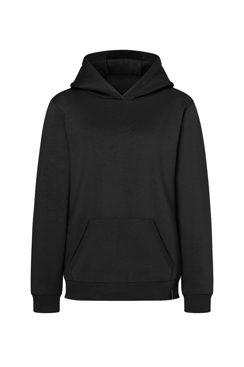 Karlowsky Damen Workwear Sweat Hoodie Soft-Face in Schwarz – Vorderansicht