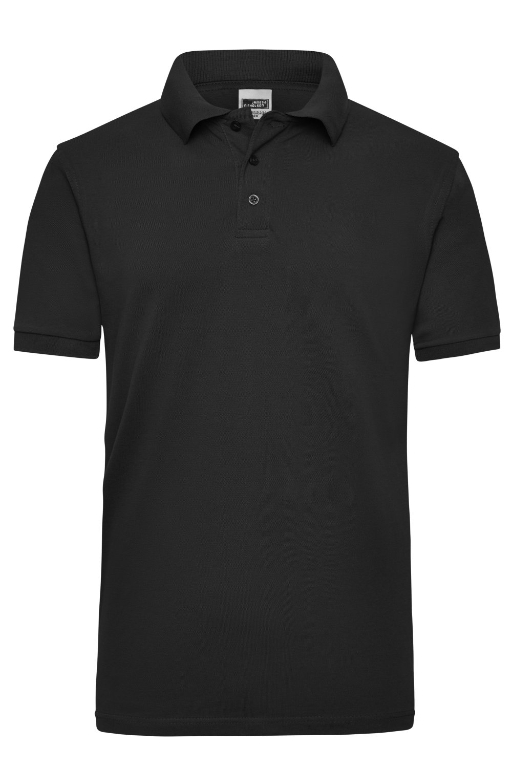 Daiber Workwear Polo Men in Black – Vorderansicht