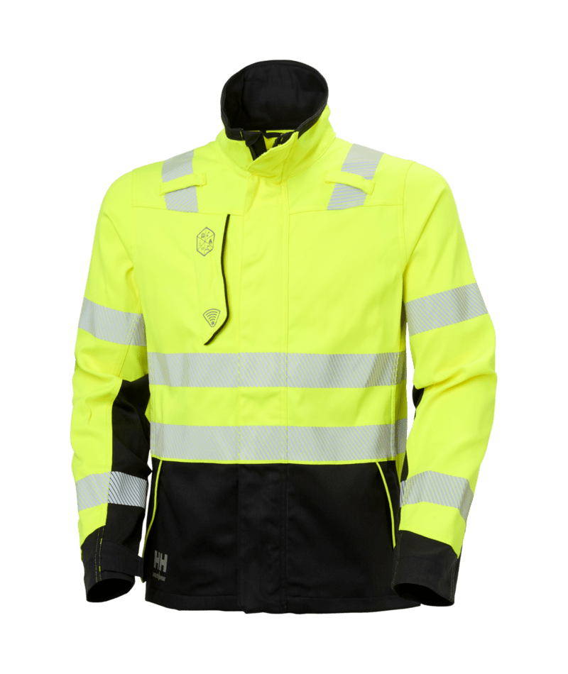 Helly Hansen Workwear FYRE JACKET in Gelb/Anthrazit – Vorderansicht