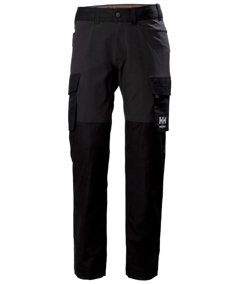 Helly Hansen Workwear OXFORD 4X CARGO PANT in Schwarz – Vorderansicht