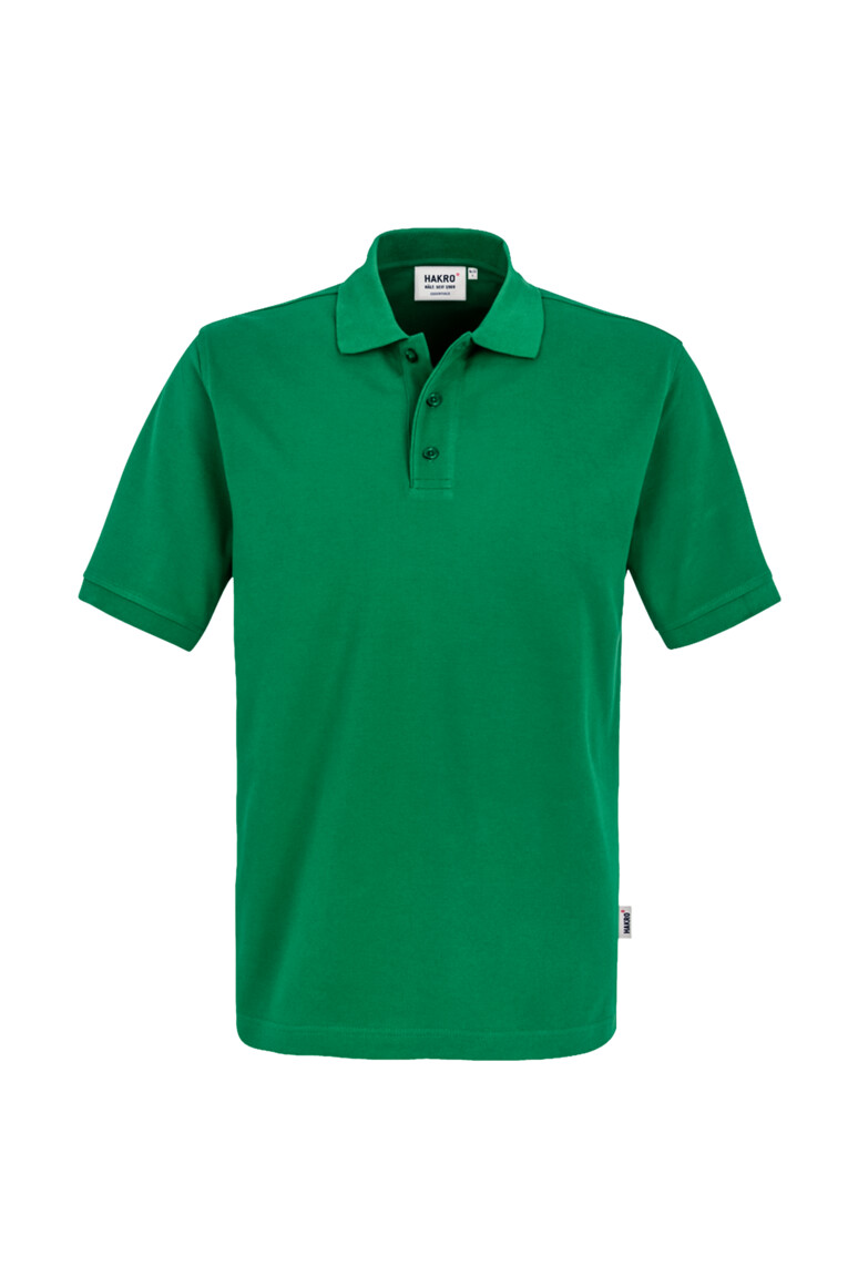 HAKRO 800 Poloshirt Top in Kellygrün – Vorderansicht