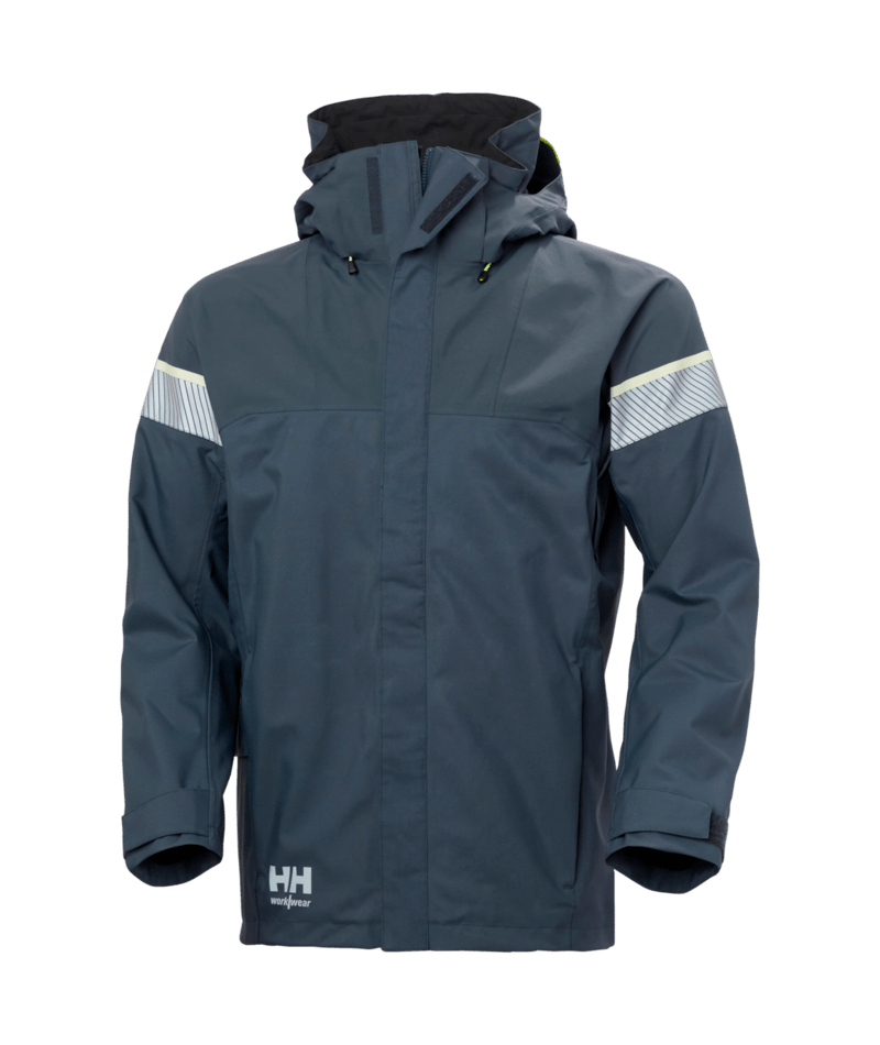 Helly Hansen Workwear NJORD SHORE SHELL JACKET in Alpin Frost – Vorderansicht